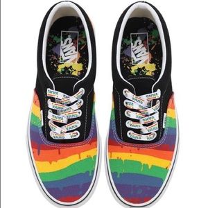 vans rainbow drip era